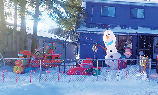 Festive holiday display