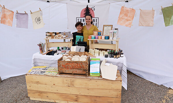 Local entrepreneur planting a tree for each product sold 