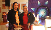 Janet Gordon presents the Not-For-Profit Sector Award to Tanya Necan representing the Nishnawbe-Gamik Friendship Centre.     Tim Brody / Bulletin Photo