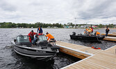 Participants returning after day 1 of the fishing tournament.      Reeti Meenakshi Rohilla / Bulletin Photo