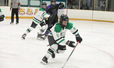 The SNHS Warriors boys hockey team in action against the Beaver Brae Secondary School Broncos in game two of their best of three semi-final playoff series.   Tim Brody / Bulletin Photo