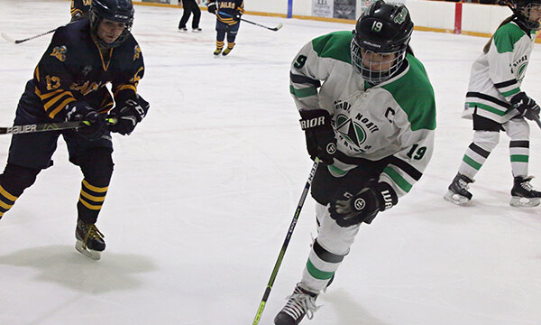 Warriors girls hockey team wins home opener