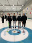 Warriors Mixed Curling team from left: Josh Rice - Second, Charles Darling - Skip, Haylee Bouchard – Third, and Naomi Mousseau – Lead. Submitted Photo