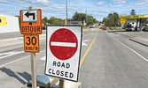 Wellington Street reopened to traffic between Fourth and Fifth Avenue last Friday.   Tim Brody / Bulletin Photo