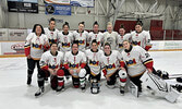 Sioux Lookout Women’s Hockey Tourney first place winning team, the Lady Blades.     Sioux Lookout Women’s Hockey League / Submitted Photo